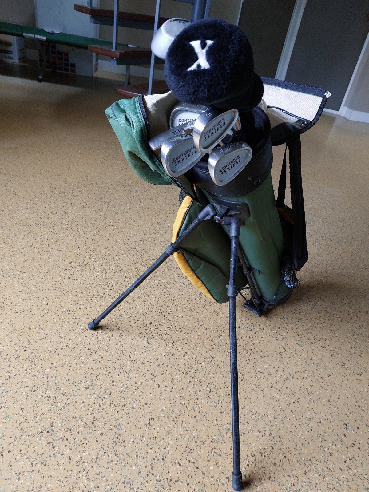 Golftas compleet met clubs, ballen etc / jaren '90., Ophalen, Gebruikt, Tas