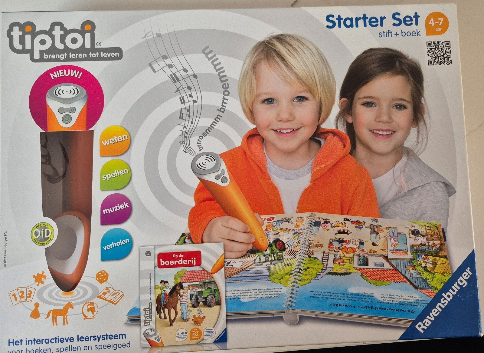 Tiptoi Starterset met pen Boerderij boek, Kinderen en Baby's, Speelgoed | Educatief en Creatief, Ophalen of Verzenden, Zo goed als nieuw