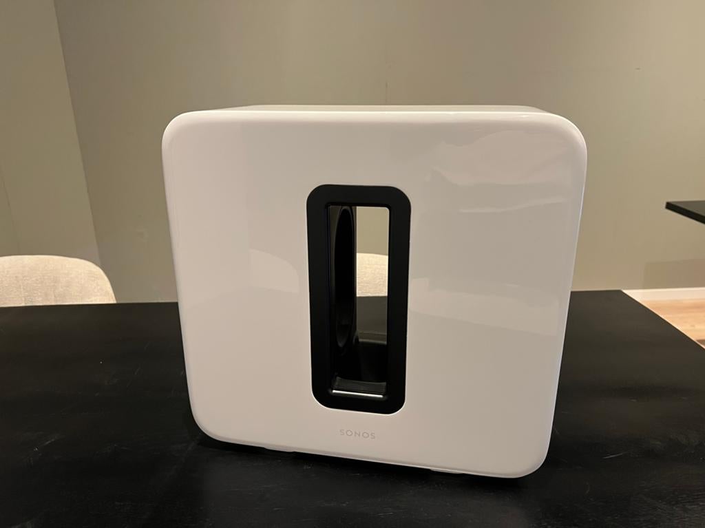 Sonos sub gen3 wit | 6 maanden garantie!, Subwoofer, Ophalen of Verzenden, Zo goed als nieuw, Nvt