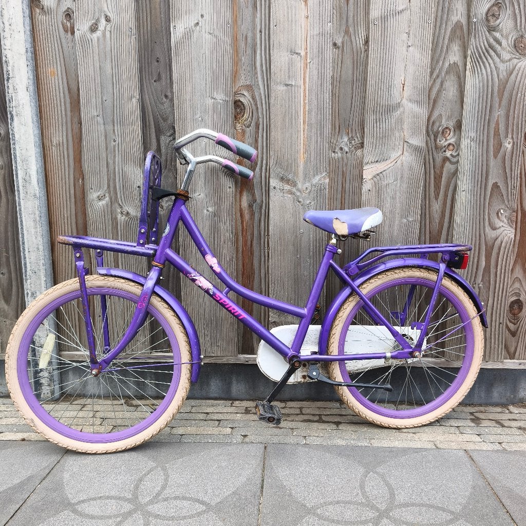 Paarse Spirit fiets - 22 inch, Ophalen, Terugtraprem, 22 inch, Gebruikt