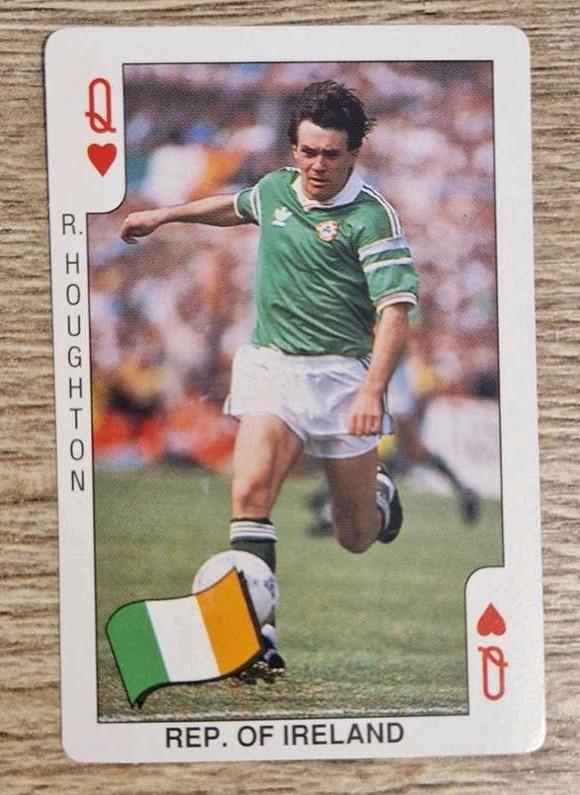 Ray Houghton Ierland - football Bubble Gum Dandy 1990, Ophalen of Verzenden, Gebruikt, Buitenlandse clubs, Spelerskaart