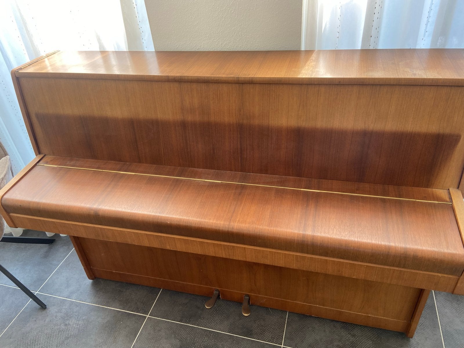 Mooie piano, weinig gebruikt, moet gestemd worden, Ophalen, Gebruikt, Bruin, Piano