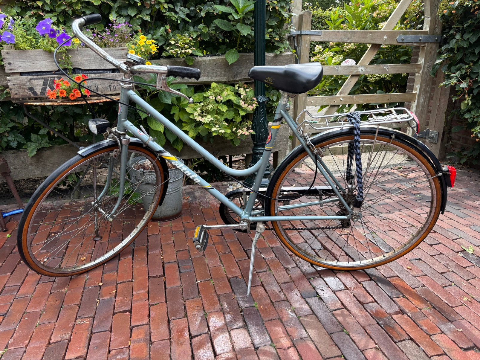 Atala vintage dames fiets framemaat 50. Zilverkleurig, Versnellingen, Zo goed als nieuw, 50 tot 53 cm, Ophalen