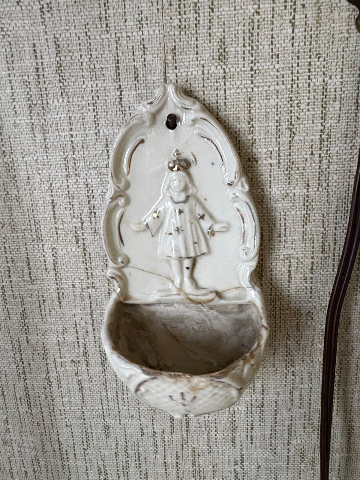 Antiek Heilig Water Fonteinje - Maria met Kroon, Ophalen of Verzenden