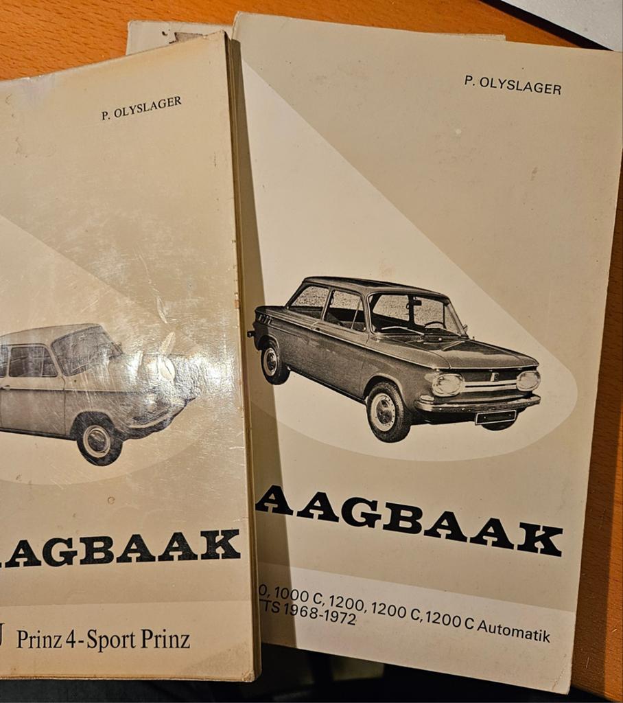 P. Olyslager Aagbaak: NSU Prinz 4-Sport & 1000 C, 1200, Ophalen