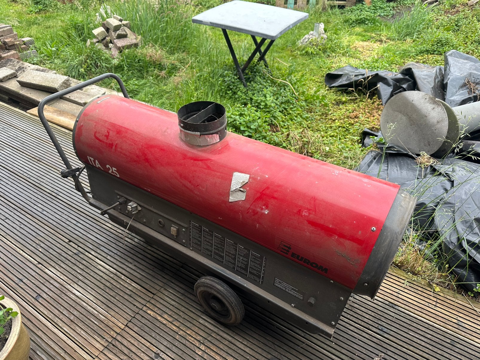Diesel heater, Ophalen, 30 tot 80 cm, Kachel, 60 tot 150 cm