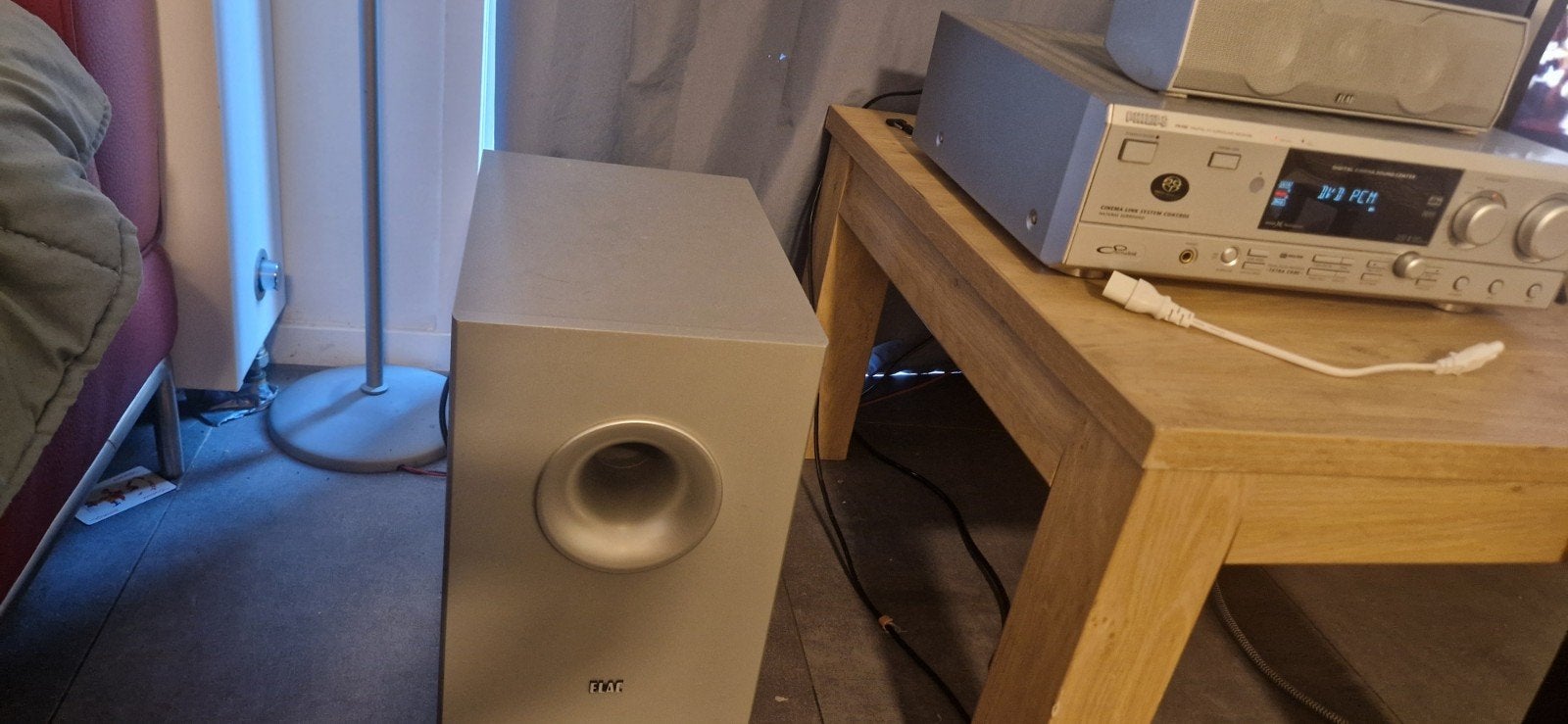 Elac 5.1 Homecinema Systeem met Philips Match Line, Ophalen of Verzenden, Gebruikt, 5.1-systeem, Overige merken