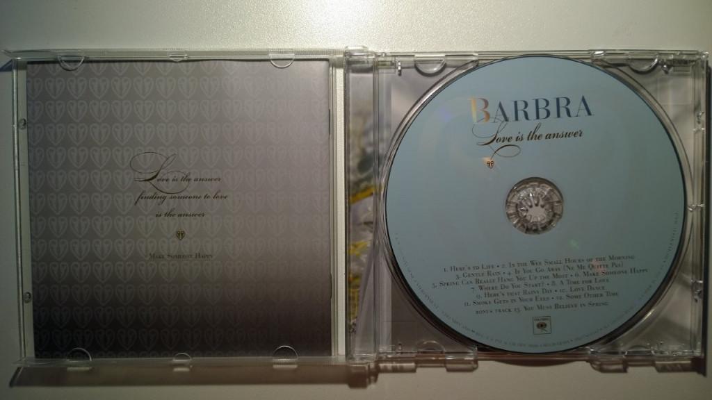 Barbra Streisand - Love Is The Answer, Ophalen of Verzenden, Zo goed als nieuw