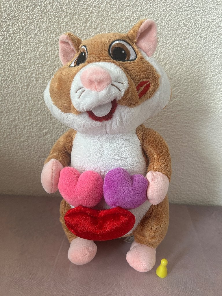 Albert Heijn Valentijn hamster knuffel kus mij, Ah.nl, Albert Heijn, Promocean The Netherlands, Met kleding of accessoire