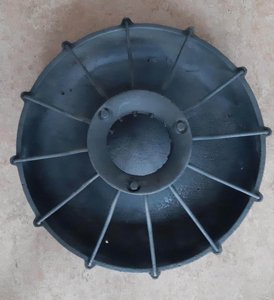 Gietijzeren trog voerbak plantenbak tuinornament WERGA, Ophalen, Minder dan 30 cm, Rond, Metaal