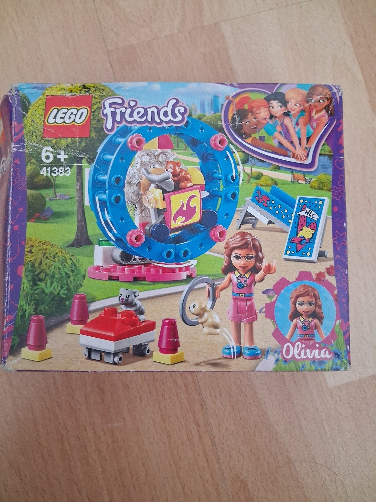 LEGO Friends 41383 Olivia's Hamster Speeltuin, Ophalen of Verzenden, Gebruikt, Overige merken