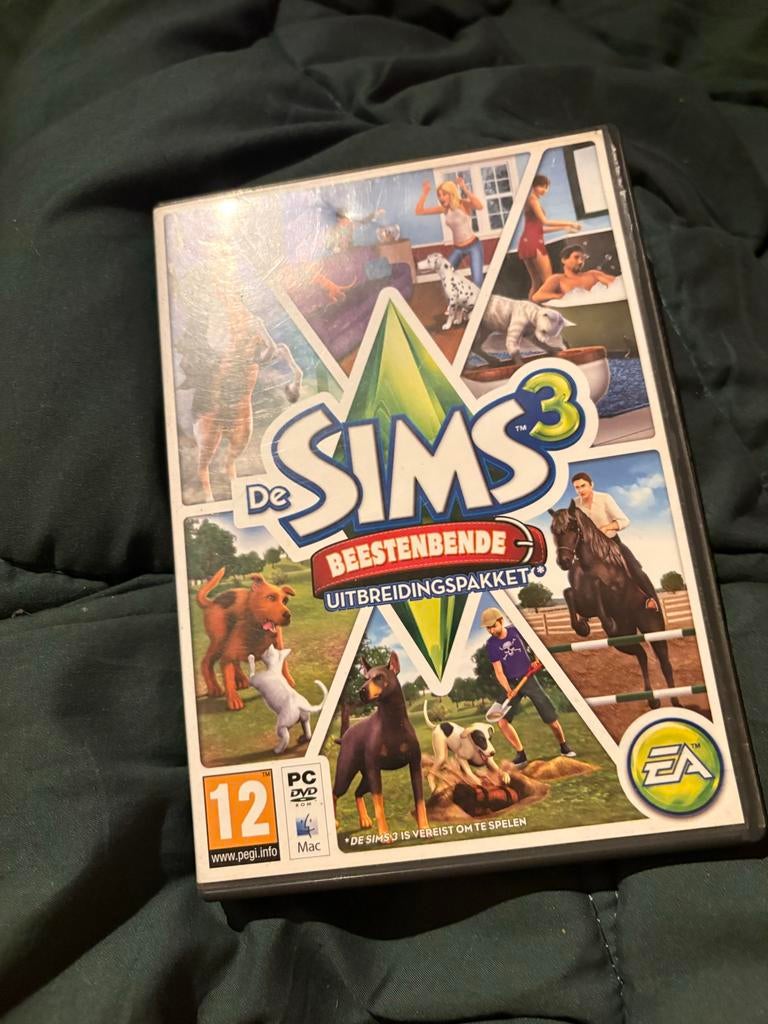 De Sims 3 Beestenbende Uitbreidingspakket PC/Mac, Spelcomputers en Games, Ophalen, Gebruikt, 1 speler, Vanaf 12 jaar