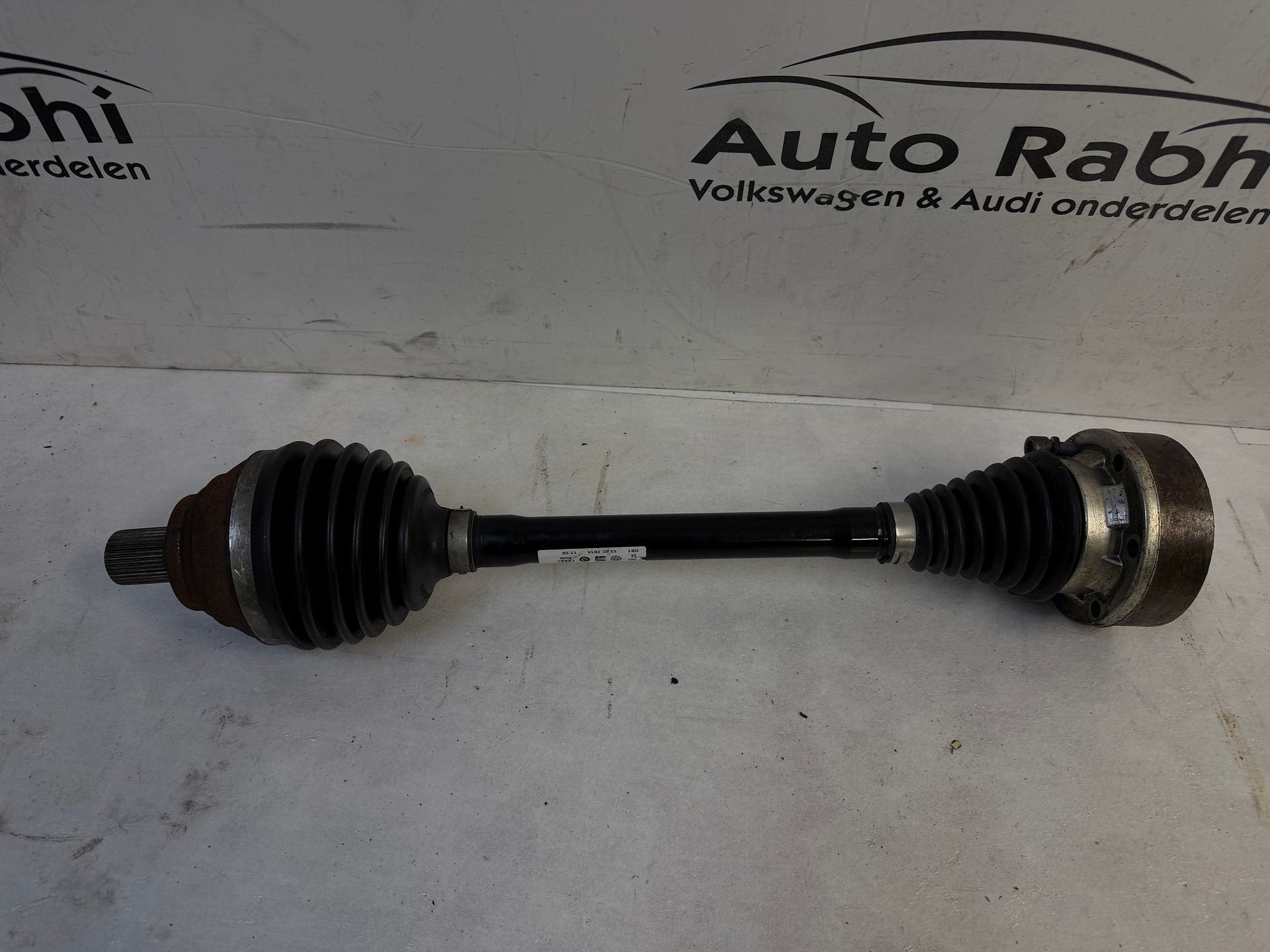 VW GOLF 7 AANDRIJFAS LINKS-VOOR 5Q0407271BR, Auto-onderdelen, Gebruikt, -, -, Ophalen of Verzenden