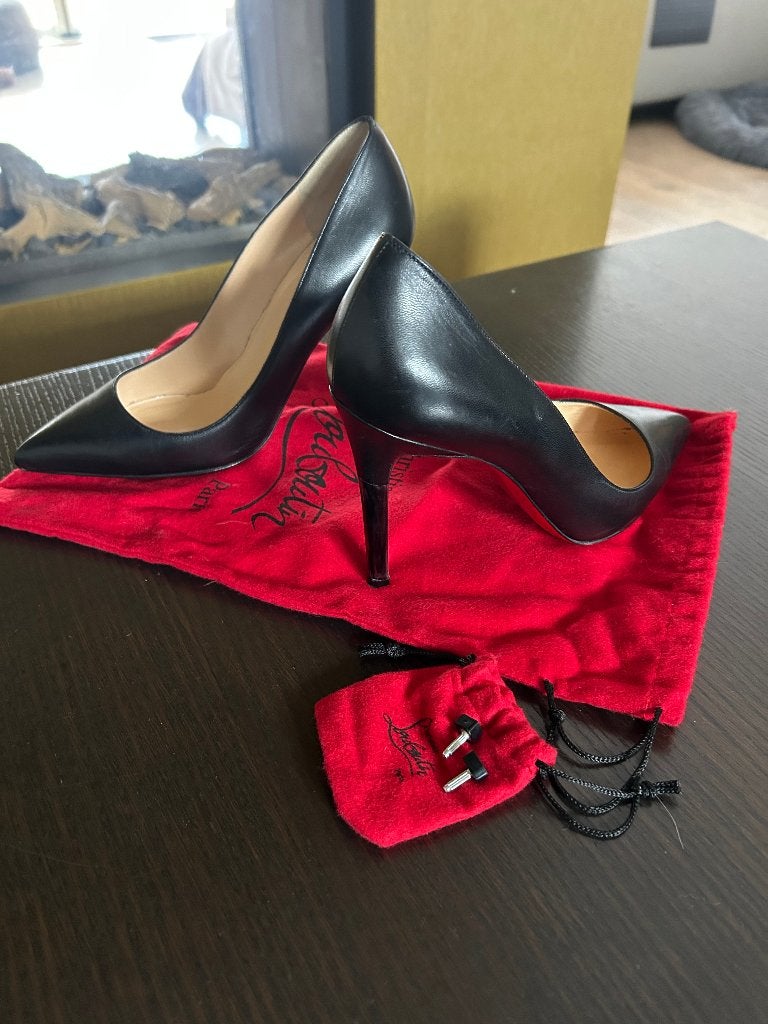 Christian Louboutin So Kate 120mm pumps in maat 38 1/2, Ophalen, Zwart, Zo goed als nieuw, Schoenen met hoge hakken