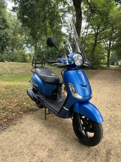Diverse Scooters Blauw Plaat + Geel Plaat, Gebruikt, Benzine, Ophalen, Overige merken