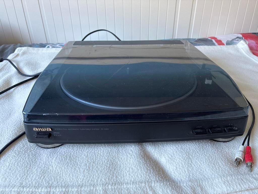 Aiwa PX-E800 Stereo Platenspeler - Volautomatisch, Audio, Tv en Foto, Platenspelers, Gebruikt, Automatisch, Platenspeler, Ophalen