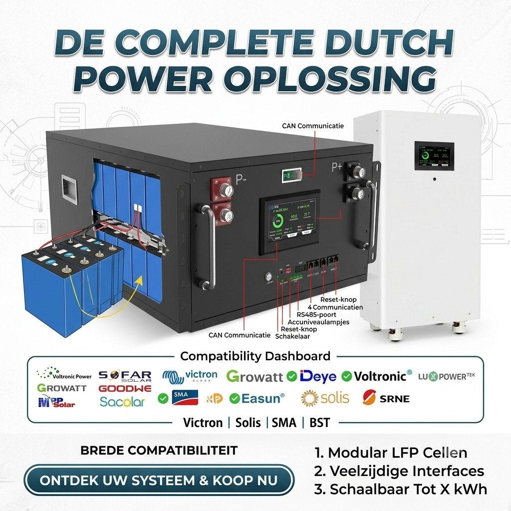 Thuisbatterij behuizing (box/case) & LFP cellen (CATL/EVE), Ophalen of Verzenden, Nieuw