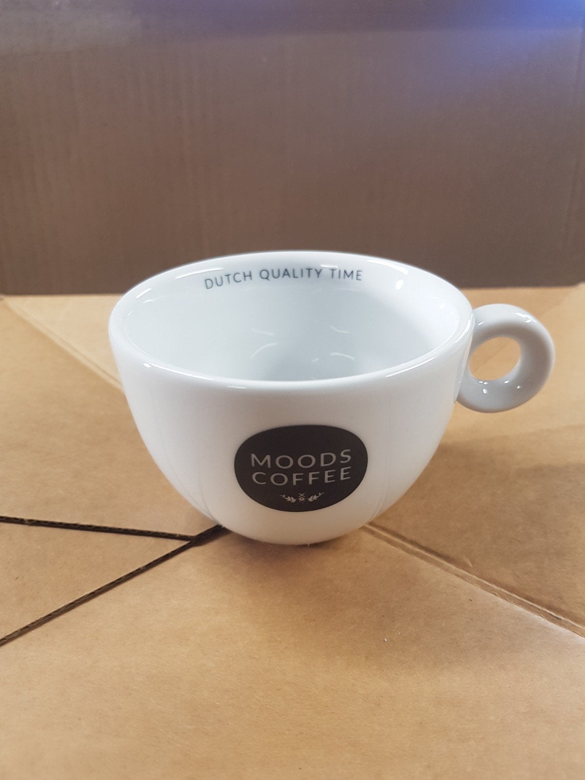 Moods Coffee koffiekopjes, Ophalen
