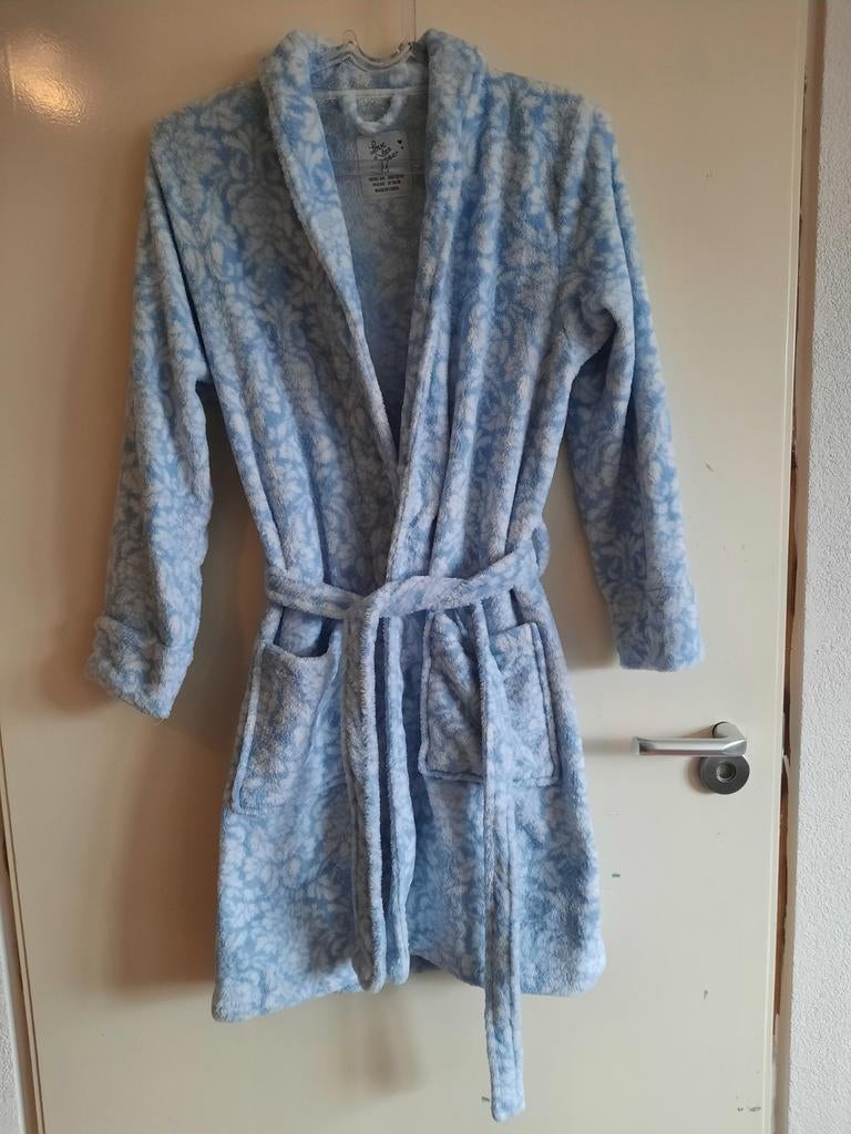 Lichtblauwe Primark ochtendjas - Maat 32/34, Kleding | Dames, Ophalen of Verzenden, Zo goed als nieuw, Maat 34 (XS) of kleiner