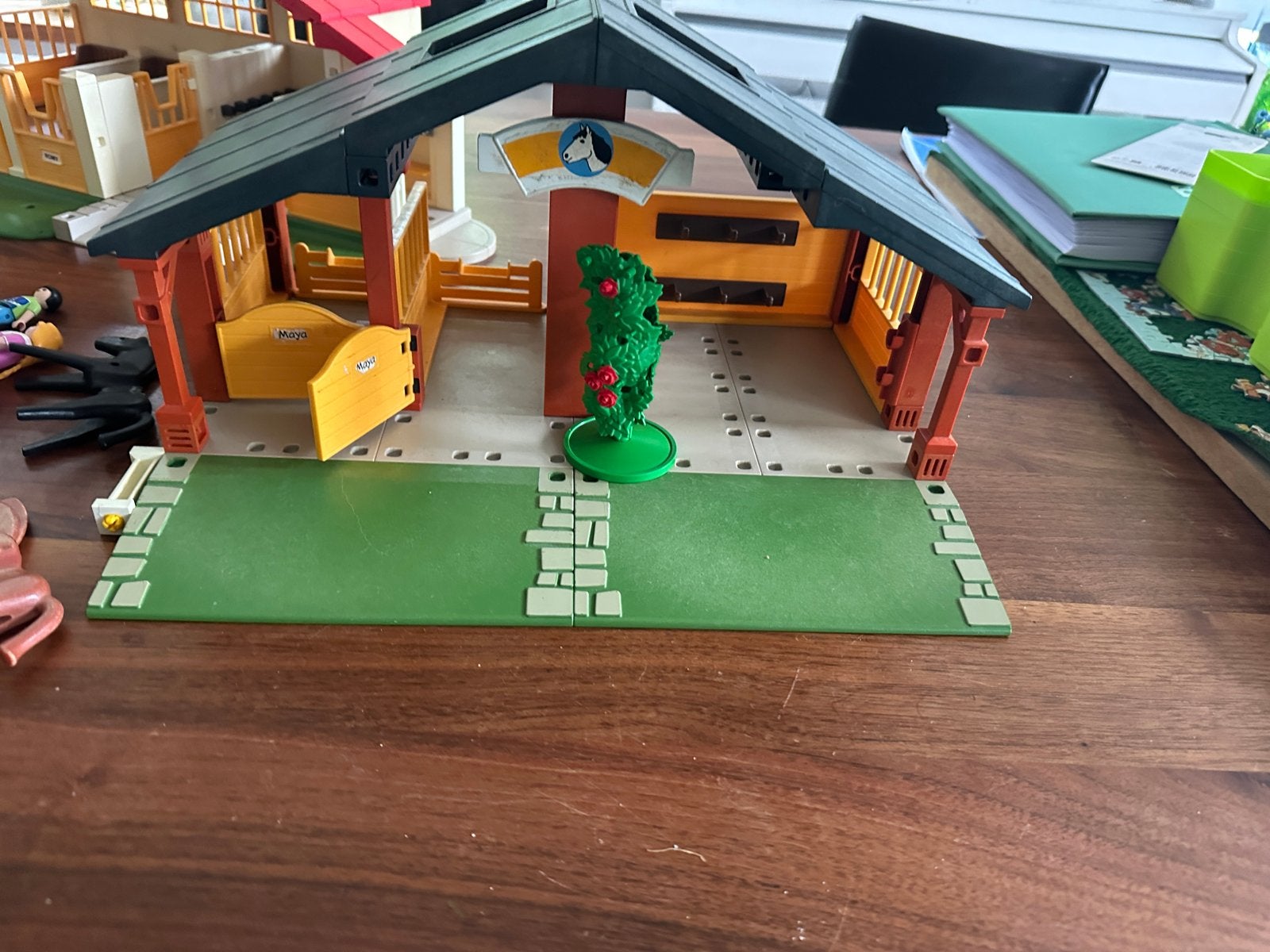 Playmobil Manege - Niet compleet, Ophalen of Verzenden, Gebruikt, Jongen of Meisje