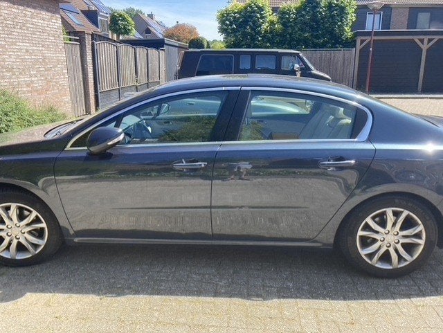 Peugeot 508 1.6 Benzine Automaat | 2012 | 133.000 km | APK, Auto's, Peugeot, Euro 5, Beige, Blauw, Leder