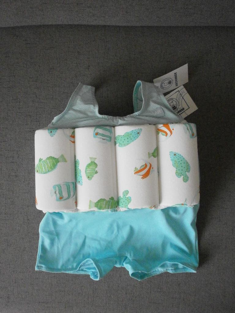 Drijfpakje 3 jarige blauw met vissen nieuw, Kinderen en Baby's, Archimede, Jongen of Meisje, Badpak, Nieuw