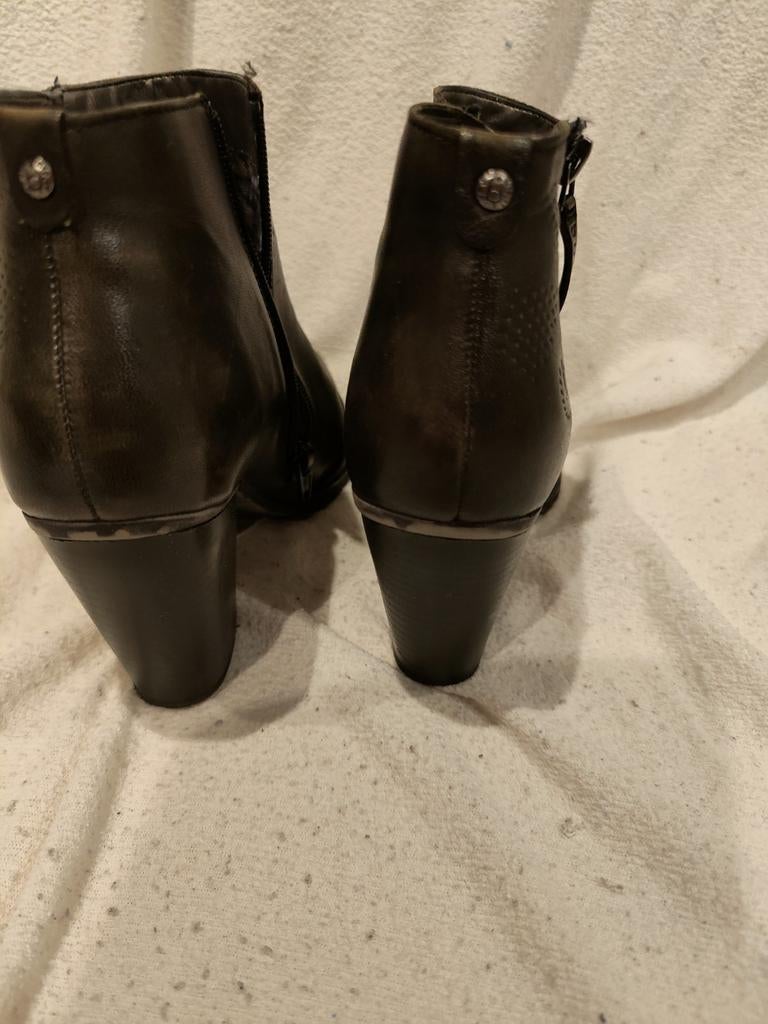 Kort laarsje, Kleding | Dames, Schoenen, Ophalen, Zo goed als nieuw, Groen