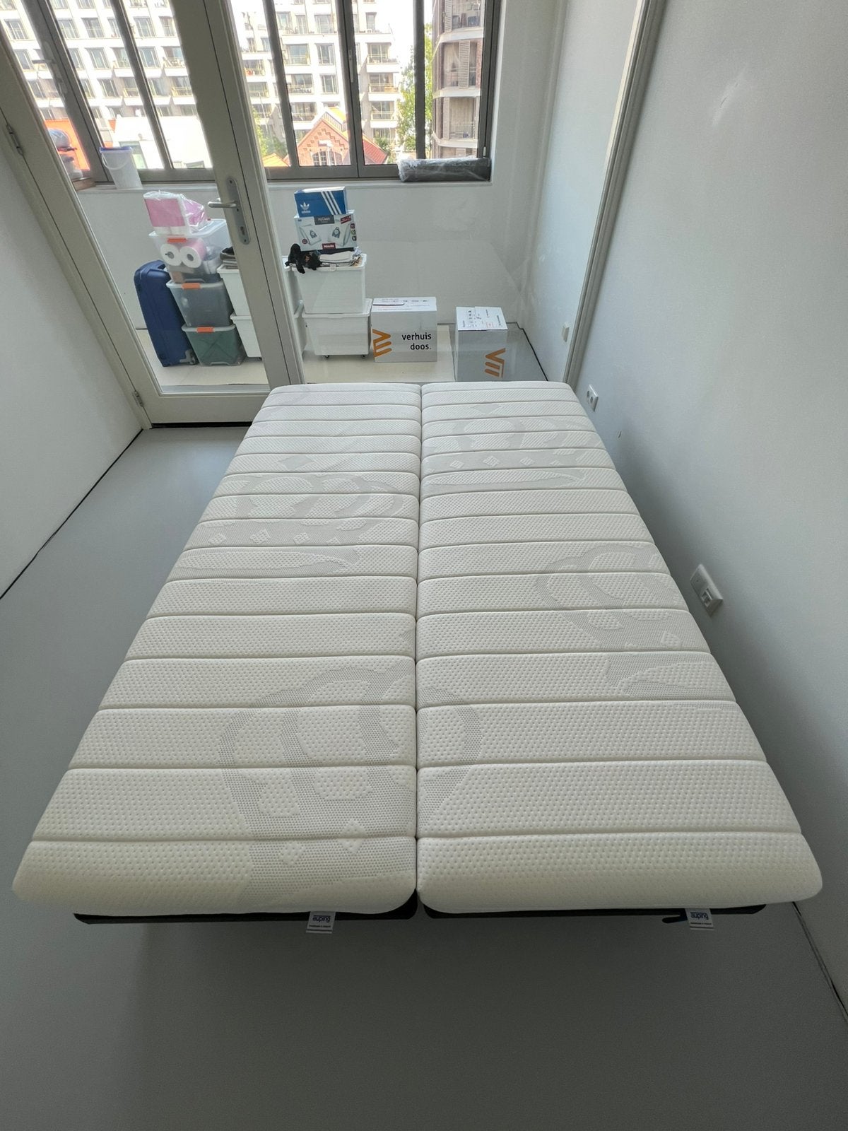 Auping original bed, 140 x 200 cm, Ophalen, Wit, Tweepersoons, 140 cm