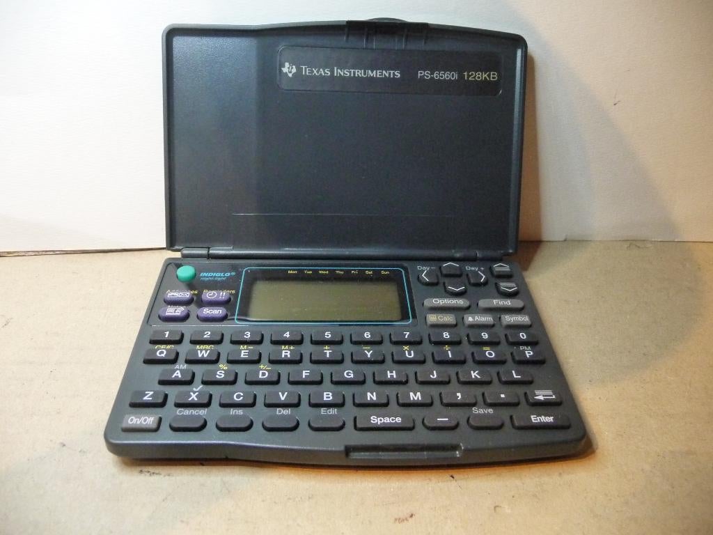 Texas Instruments rekenmachine  PS 6560i /128 Kb. Verz  kan, Ophalen, Gebruikt