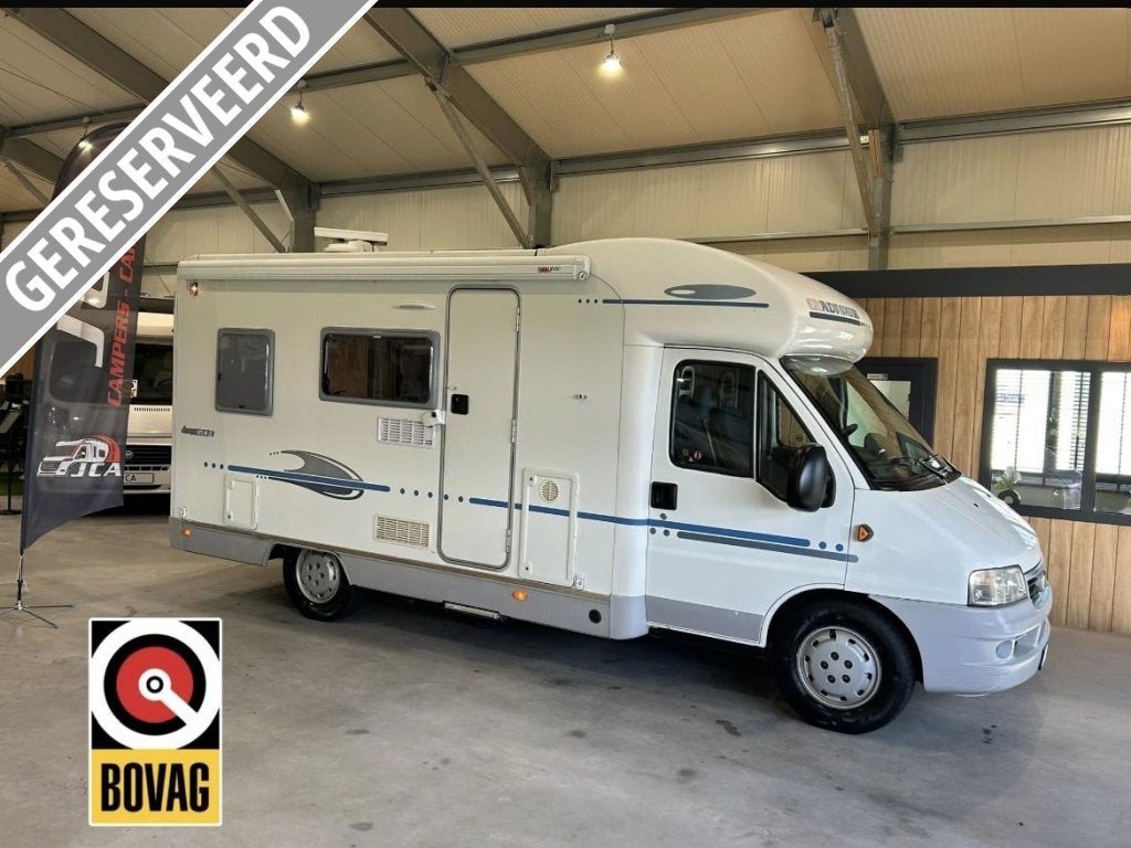 Adria Coral Serie70 573DS Airco 2004 Fiat Ducato 128PK, Elektrische ramen, Ringverwarming, Fiat, Bedrijf