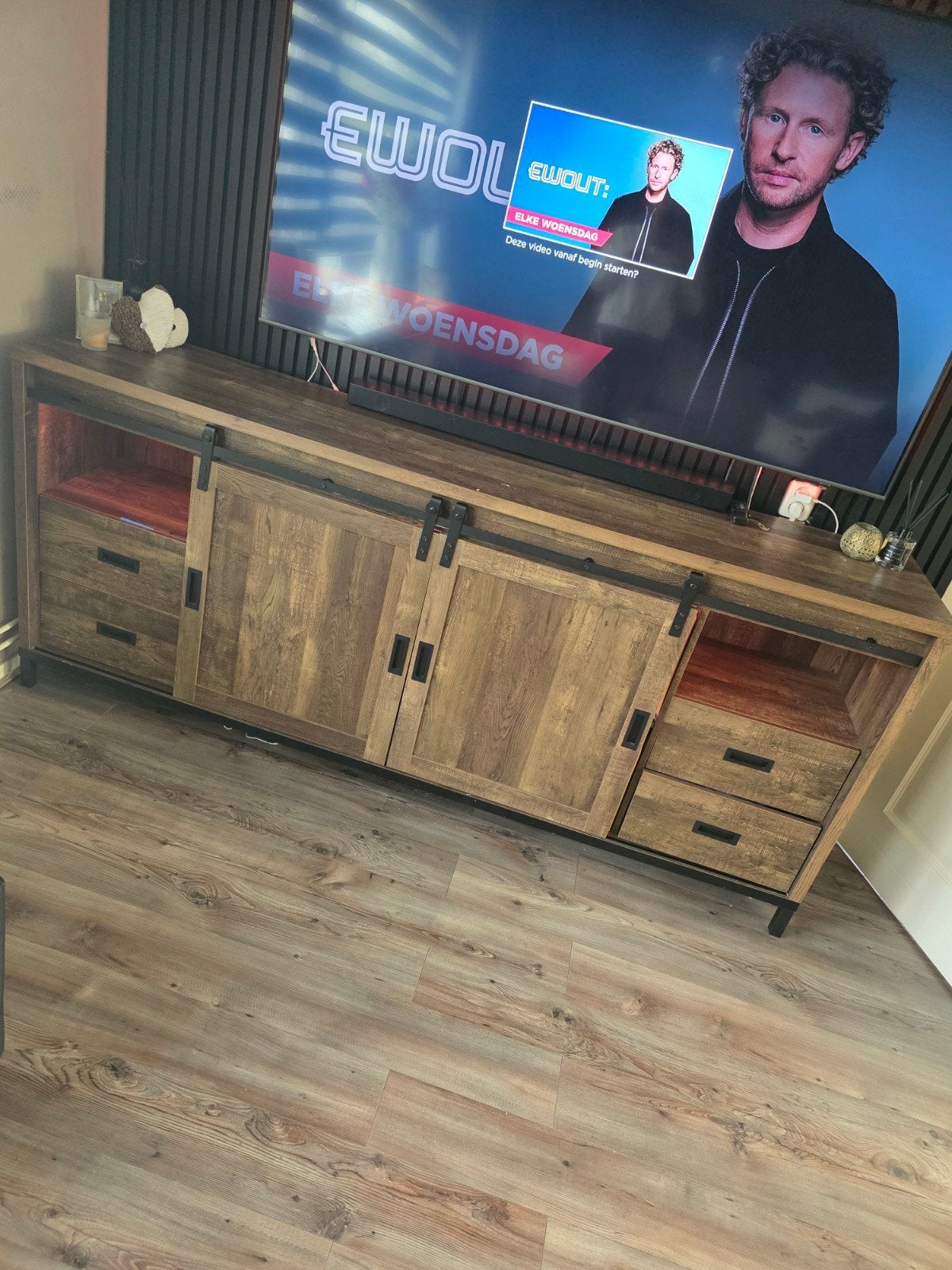 Industrieel dressoir, Ophalen, Gebruikt, 25 tot 50 cm, 200 cm of meer