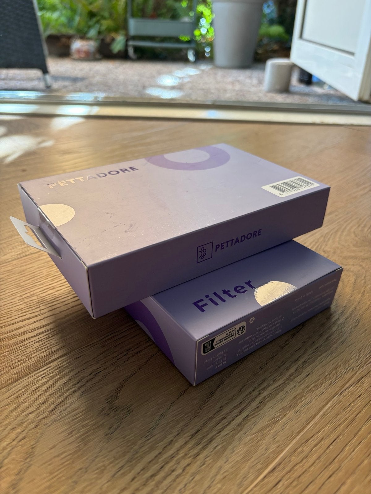 Pettadore Hydrate Ultra filters, Ophalen