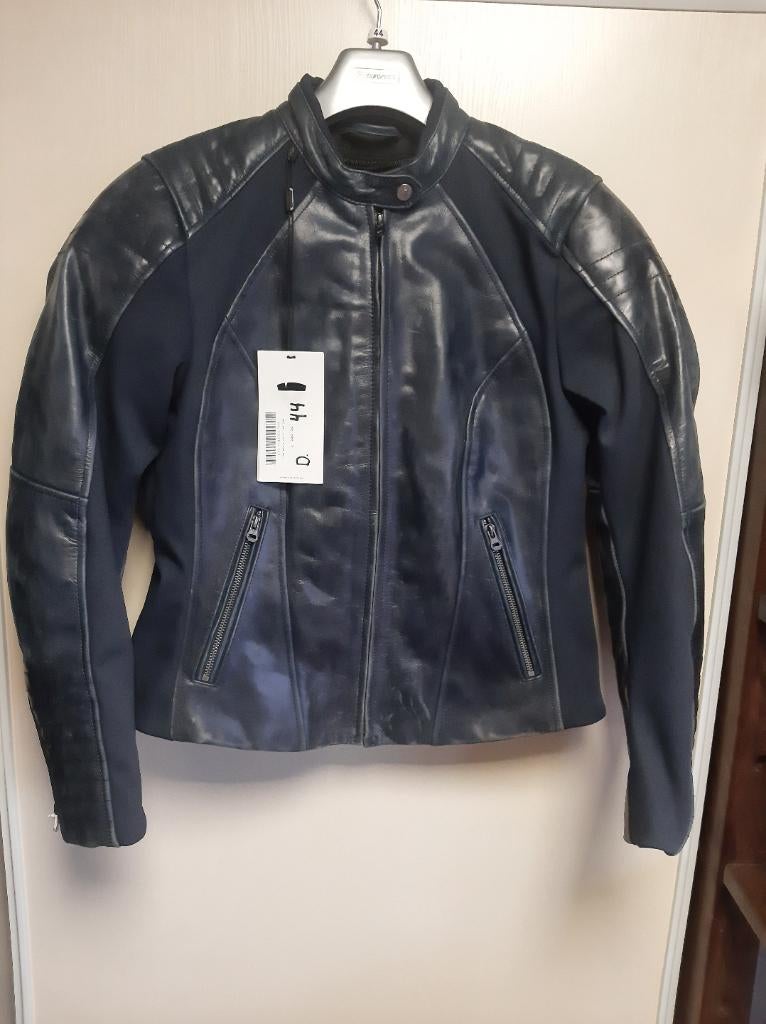 Revi't caral motorjas dames 44 motor jas leer nieuw €249,00, Nieuw met kaartje, Pascalstraat 6 1704 RD Heerhugowaard, Jas | leer