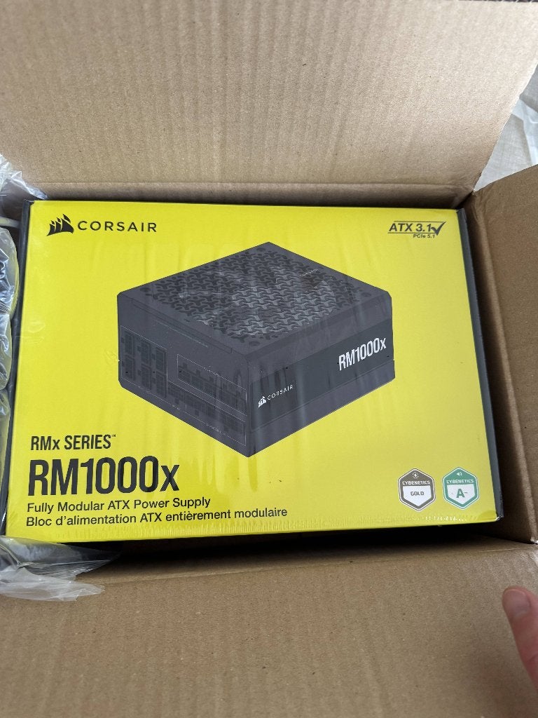 Corsair RM1000x (2024) 1000 W Fully Modular ATX Power Supply, Ophalen of Verzenden, Nieuw