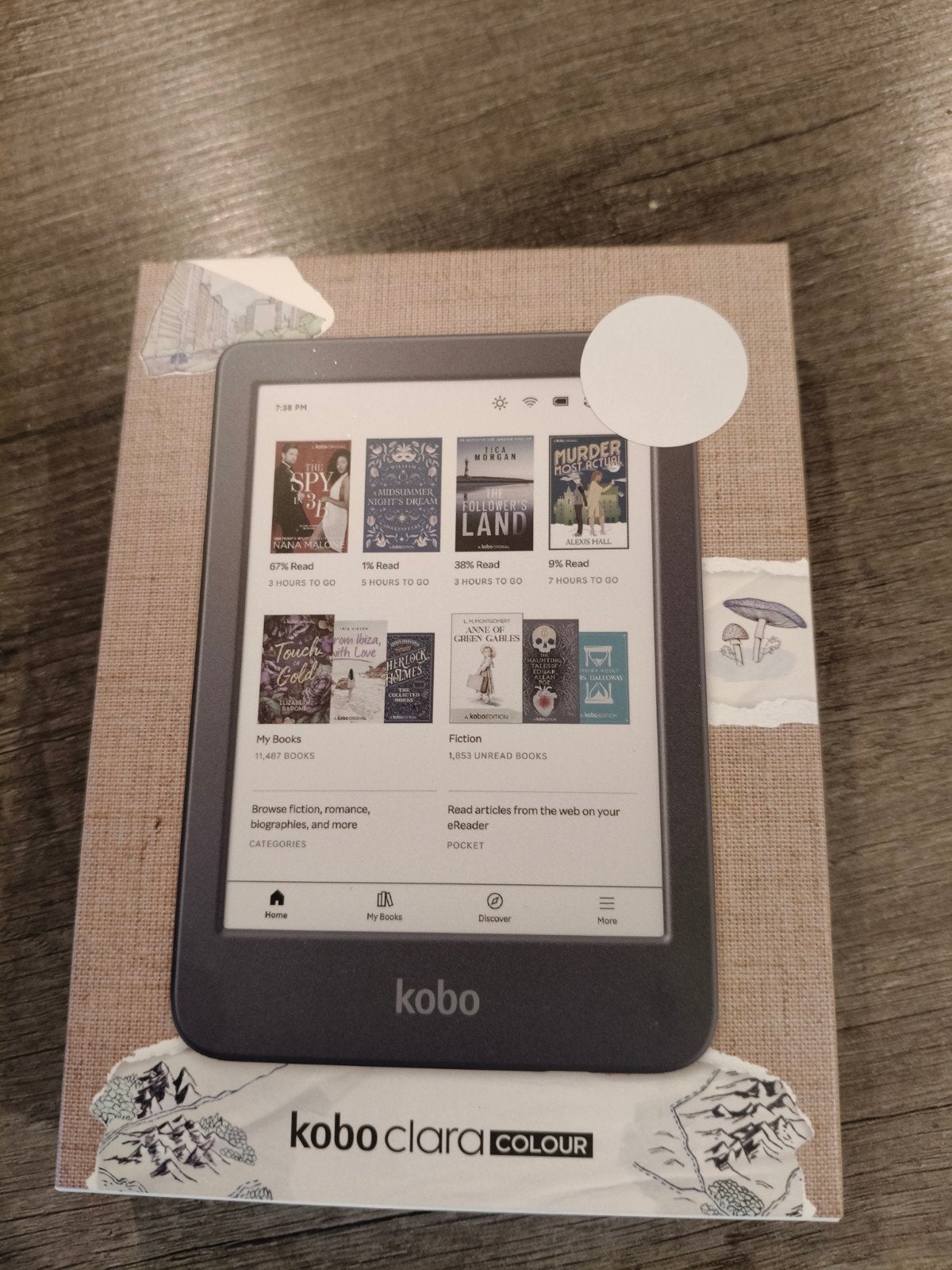 Rakuten Kobo Clara Colour, Ophalen, Nieuw, Rakuten Kobo, Bluetooth