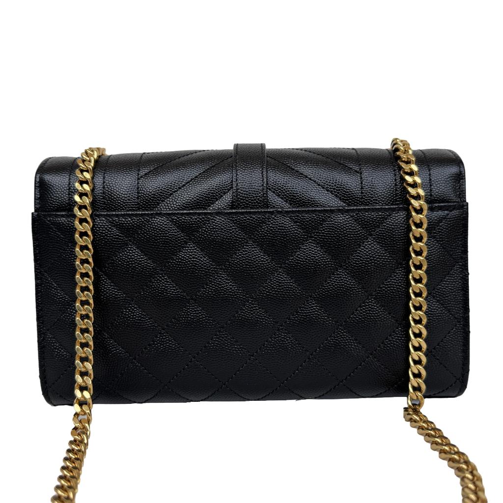 Saint Laurent yves YSL envelope small kalfsleer klein tas image 4