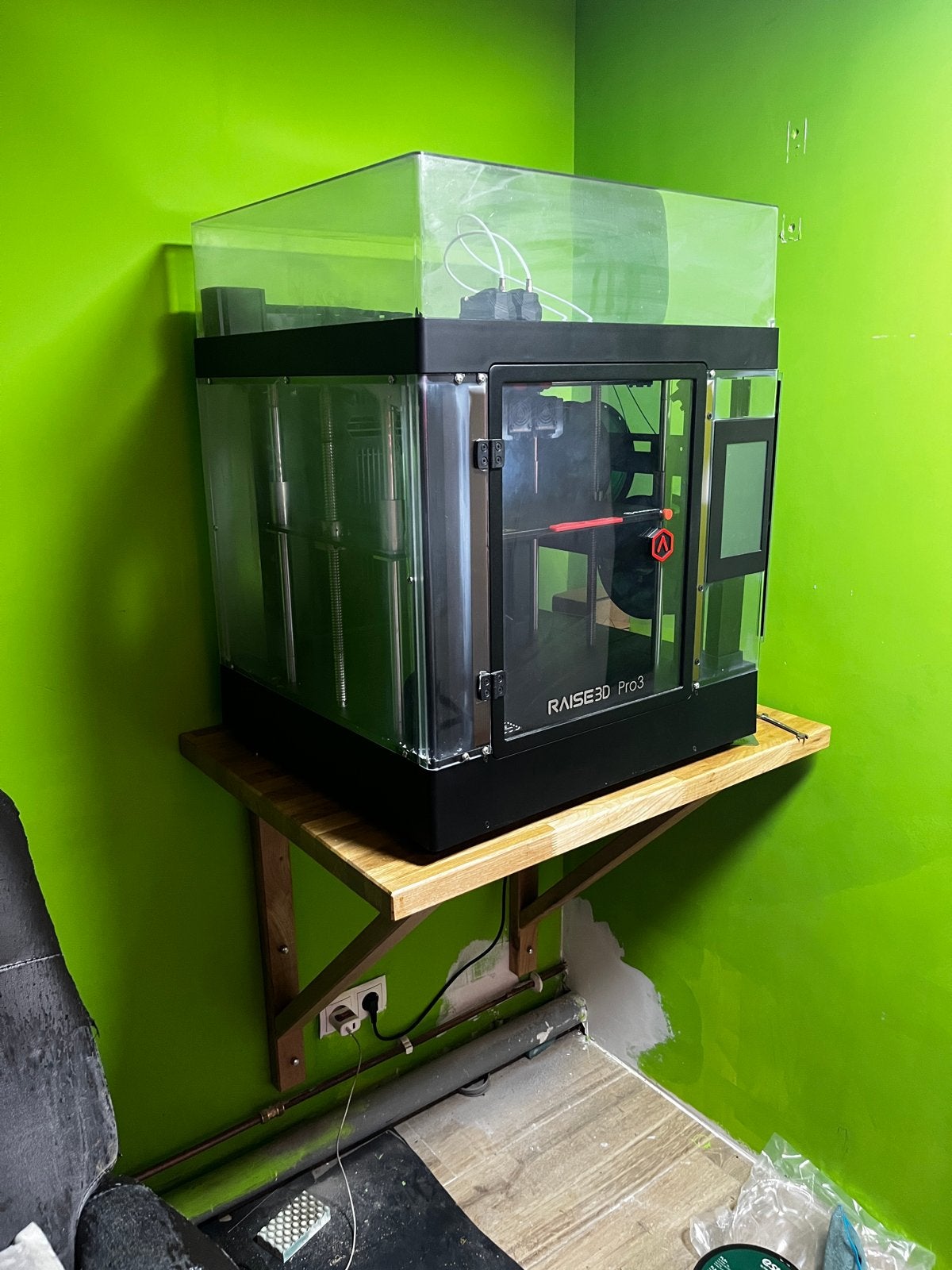 Raise3D Pro3 Professionele Dual Extruder 3D-printer, Computers en Software, 3D Printers, Ophalen, Gebruikt, Filament