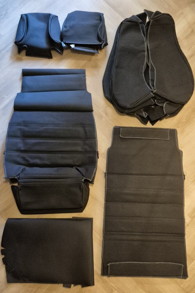 Bekledingsset M-tech sportstoelen BMW E30, E24, zwart leder, Ophalen of Verzenden, Nieuw, BMW