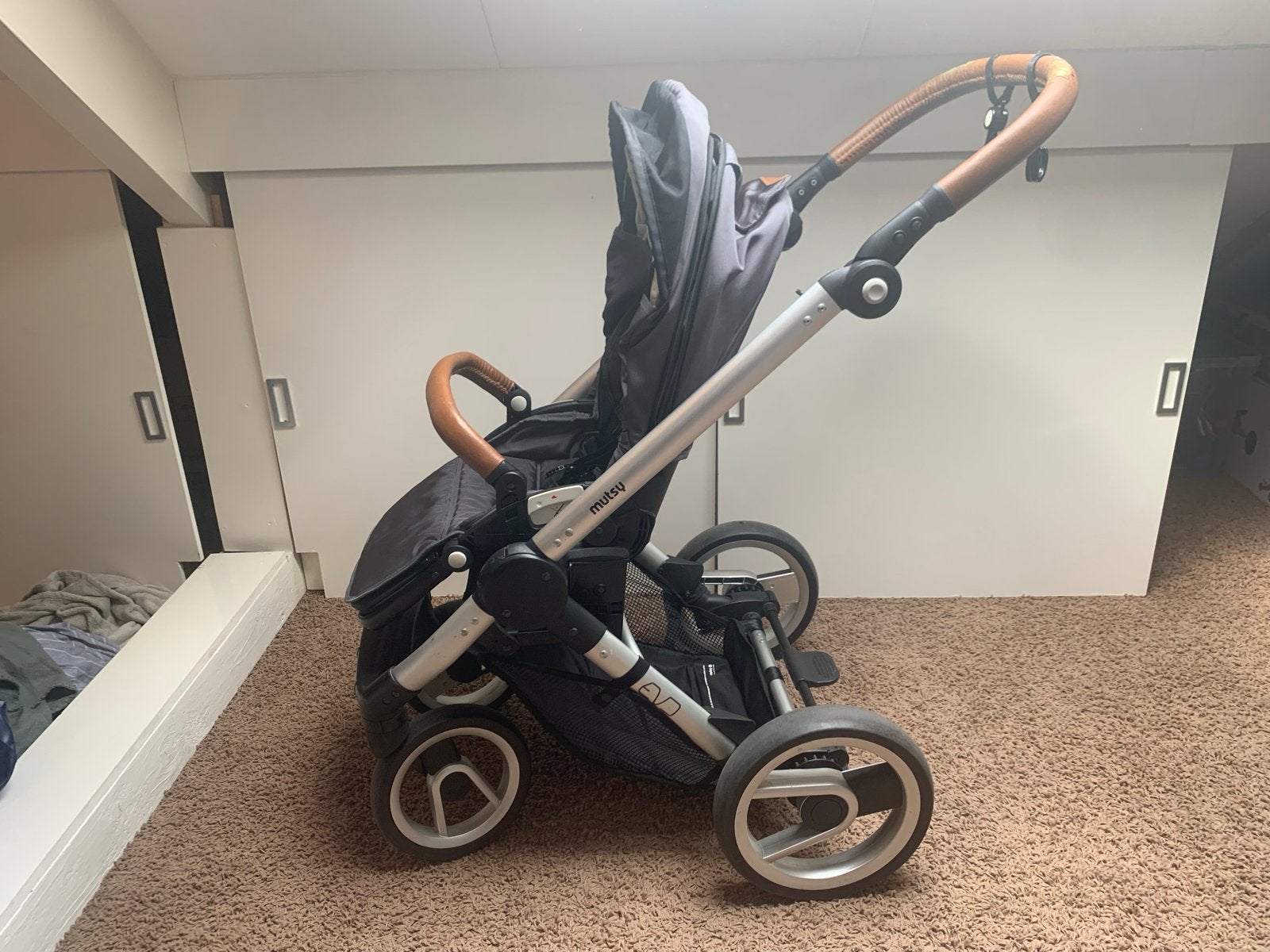 Mutsy Evo Urban Nomad met Maxi-Cosi en veel accessoires, Ophalen, Gebruikt, Combiwagen, Mutsy
