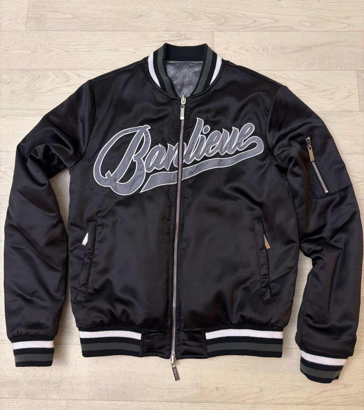 Banlieue jacket, Ophalen of Verzenden, Zo goed als nieuw, Maat 46 (S) of kleiner, Zwart