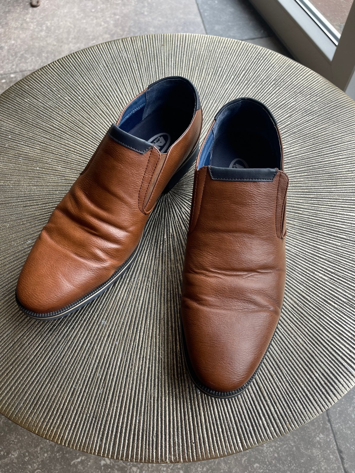 AM Shoe Company Heren Loafers - Maat 42 - Bruin, Ophalen of Verzenden, Gedragen, Bruin, Loafers