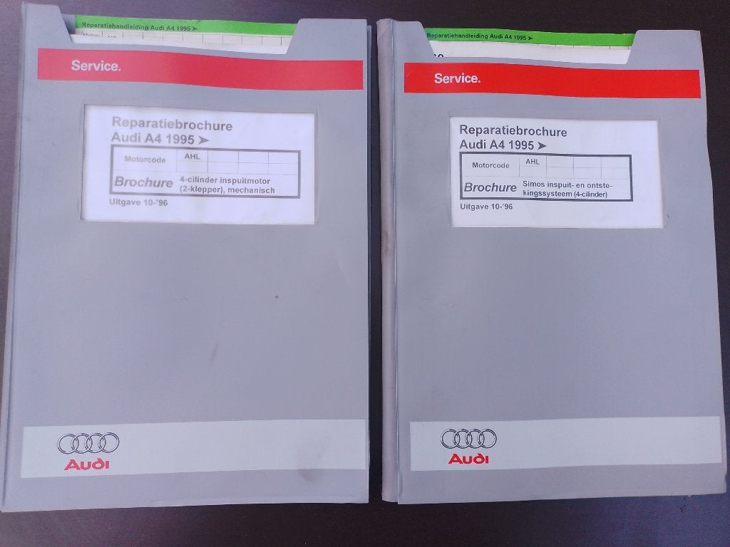 Audi A4 1994-2001 dealer werkplaatsboeken 1.6 motor ALH, Ophalen of Verzenden, Gelezen, Audi