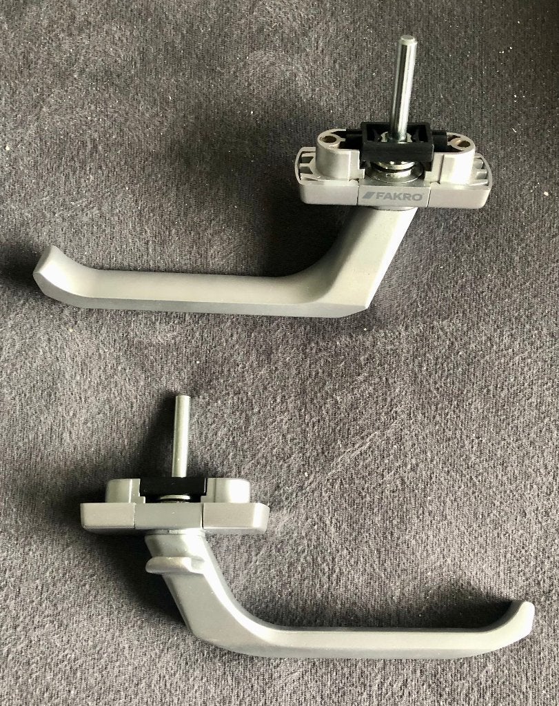Fakro Handgreep Zilver voor dakraam, Gebruikt, Minder dan 80 cm, Minder dan 80 cm, Overige typen