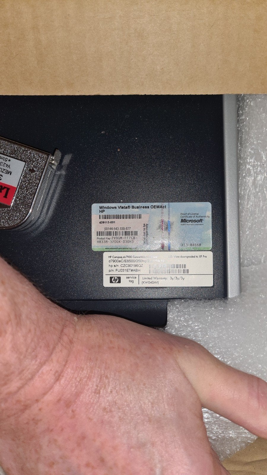 HP Compac dc7900 i5 Convitable Minitower, Ophalen, Gebruikt, 3 tot 4 Ghz, HDD