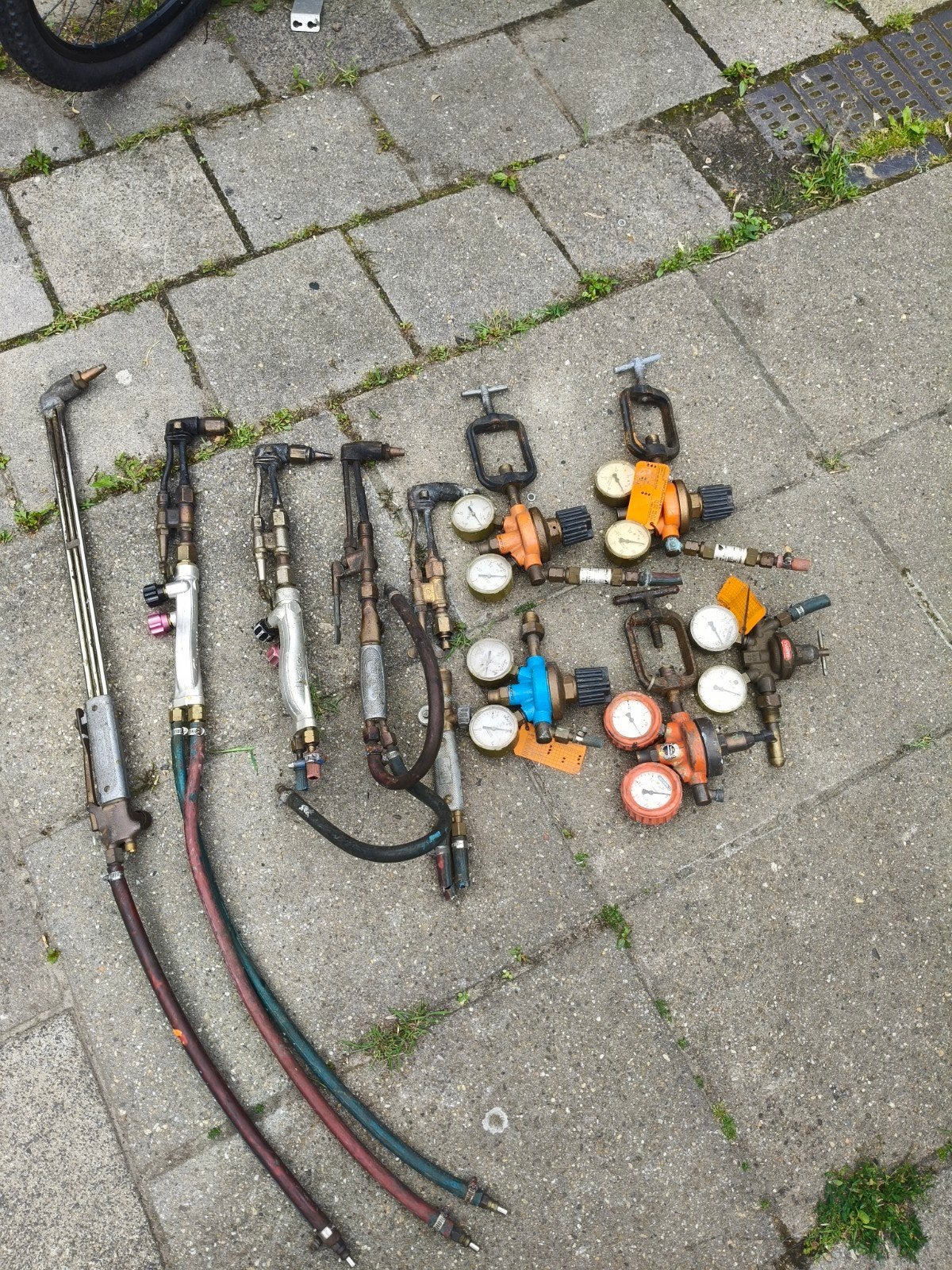 Oude las en brand gereedschap, reduceer, stikstof., Doe-het-zelf en Verbouw, Ophalen, Gebruikt, Minder dan 150 ampère, Overige typen