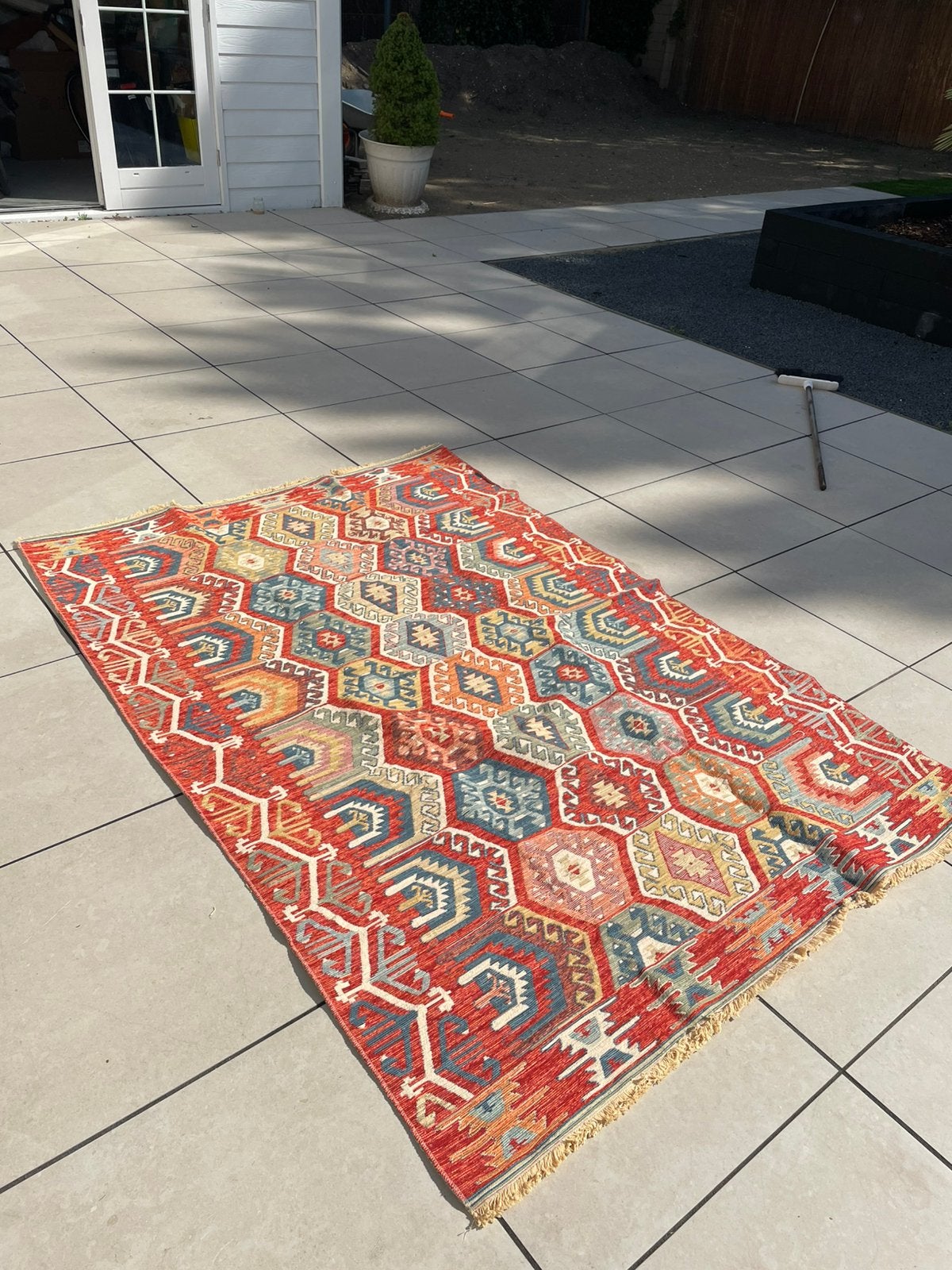 Spaanse Bohemian vloerkleed!, 150 tot 200 cm, 200 cm of meer, Ophalen of Verzenden, Zo goed als nieuw
