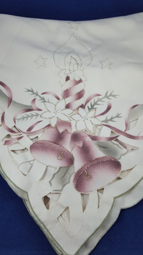 Vintage tafelkleed voor kerst, of onder de kerstboom. W3, Diversen, Kerst, Tweedehands verkoop, Tweedehands verkoop, Gebruikt