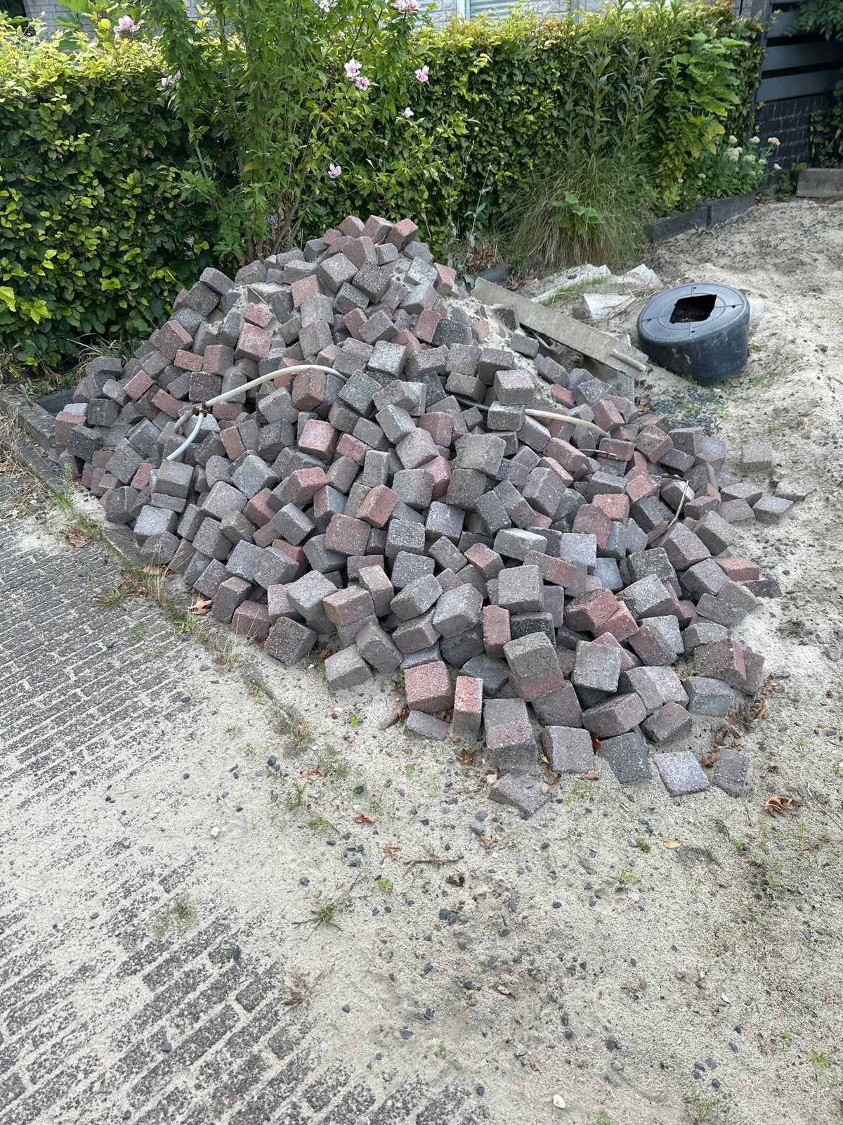 Gebruikte stenen voor tuin of oprit, Tuin en Terras, Ophalen, Overige materialen, Gebruikt, Overige typen