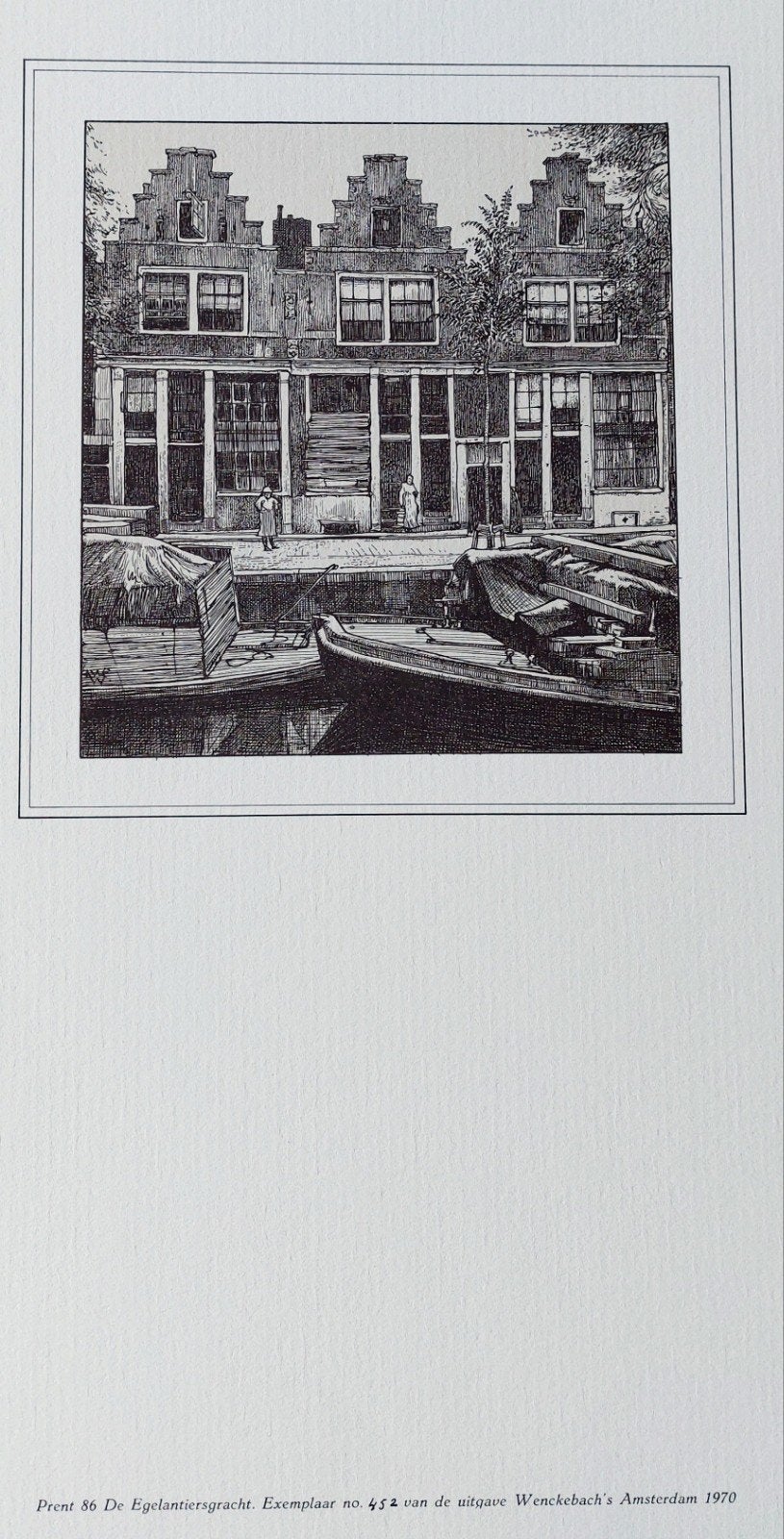 De Egelantiersgracht ... Amsterdam ... L.W.R. Wenckebach.

N, Ophalen of Verzenden