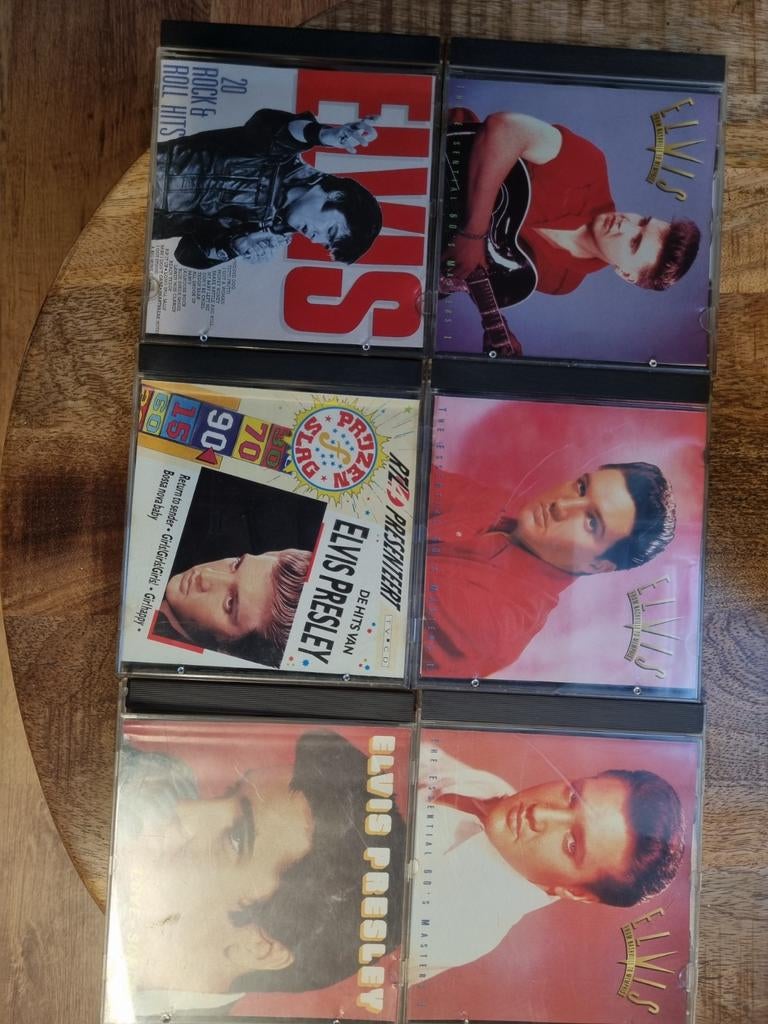 Cd's Elvis Presley 6x, Ophalen of Verzenden, Gebruikt, Poprock